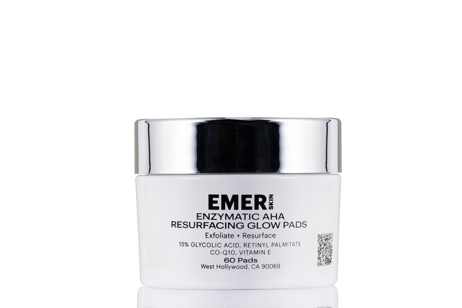 EMER SKIN ENZYMATIC AHA RESURFACING GLOW PADS