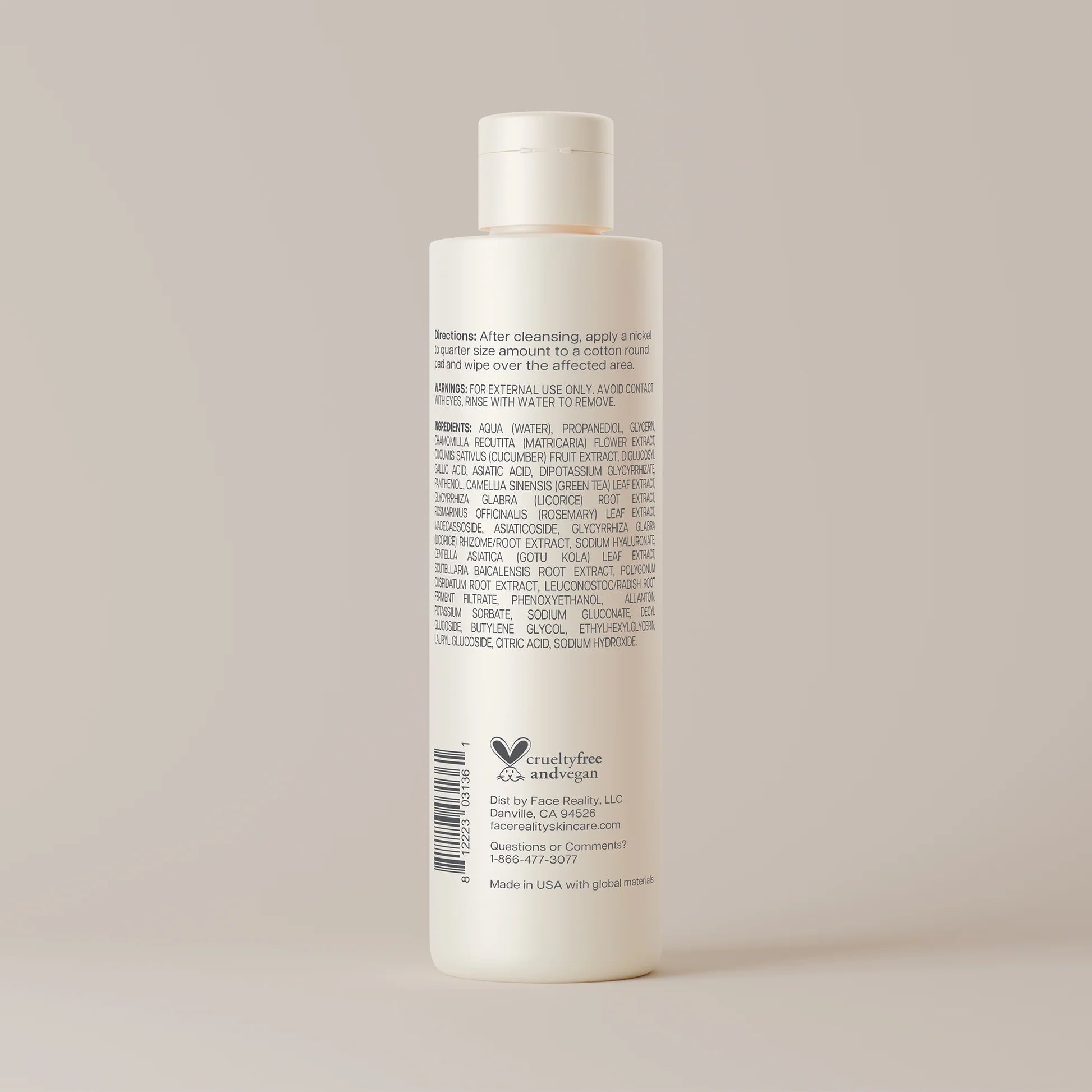Face Reality Soothing Radiance Toner