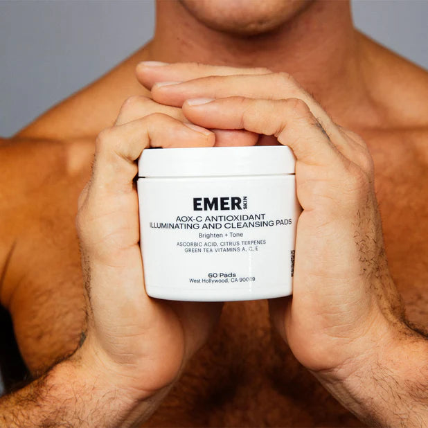 EMER SKIN AOX-C ANTIOXIDANT ILLUMINATING AND CLEANSING PADS