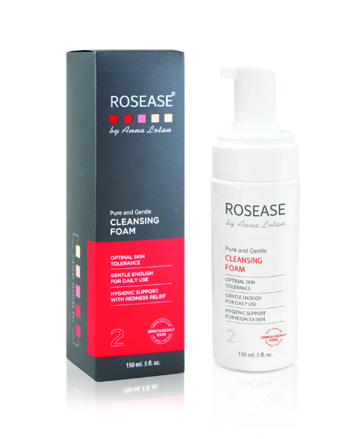 Anna Lotan Rosease Pure and Gentle Cleaning Foam