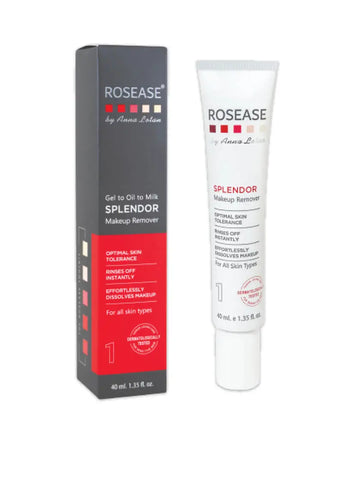 Rosease Gel to Oil to Milk Splendor Makeup Remover